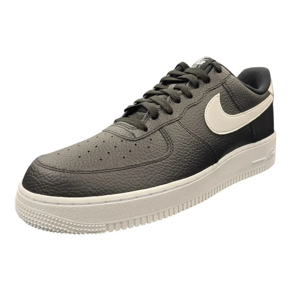 Nike Air Force 1 Low '07 Black White Pebbled Leather CT2302-002 Men’s Sizes